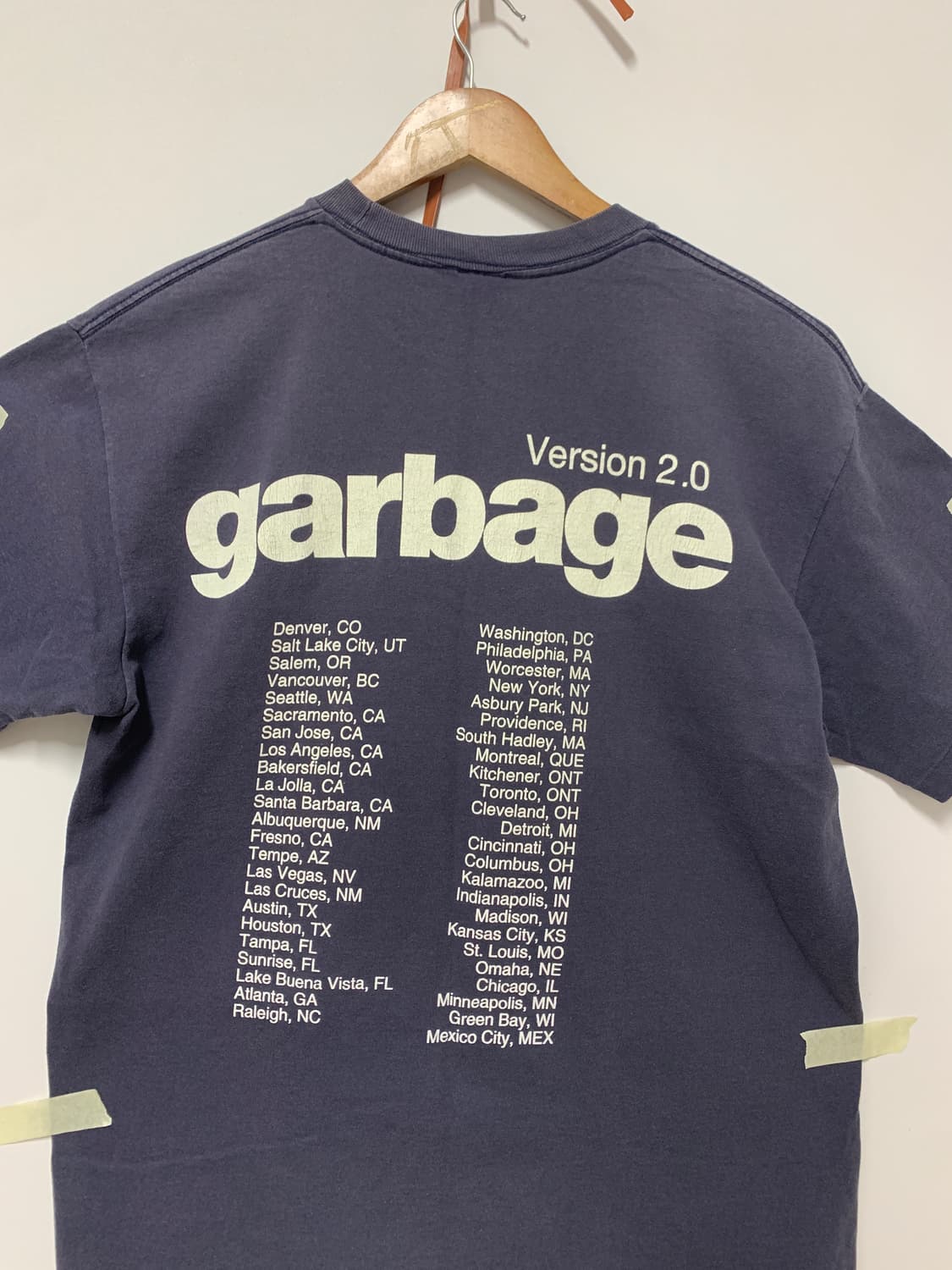 Garbage 1998 Version 2.0 Tour t-shirts 상품이미지4