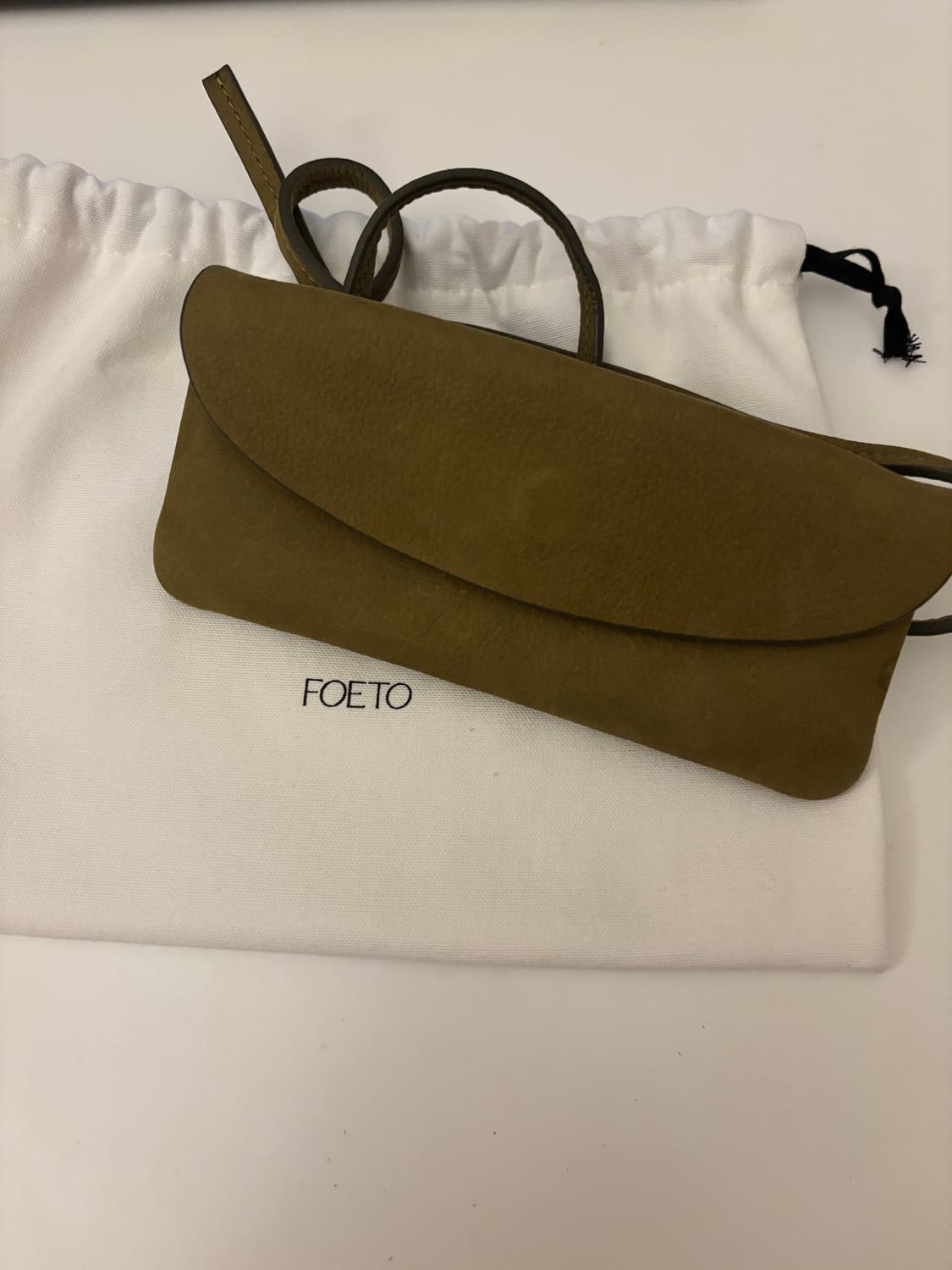 Foeto 포에토 How string bag 벨트백 _ 올리브 상품이미지4