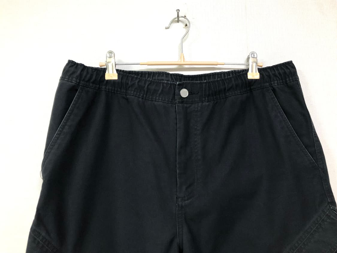 나이키 조던 와이드핏 밴딩 캔버스코튼 카고 면팬츠 L _ 블랙 상품이미지3