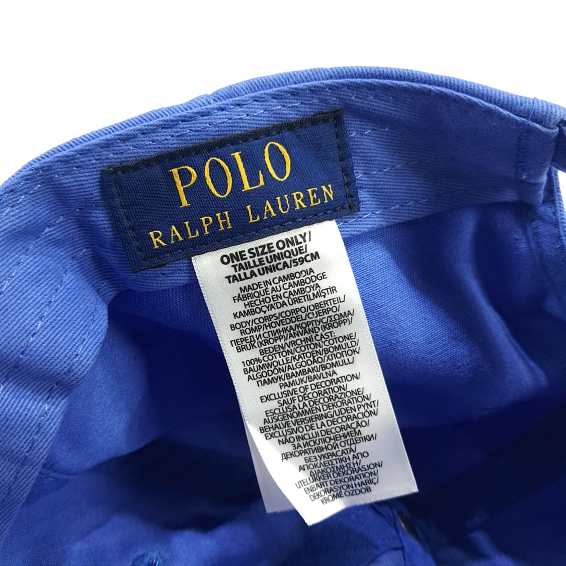 CN761 폴로 랄프로렌 로얄블루 스카이블루 자수 볼캡 모자 상품이미지8