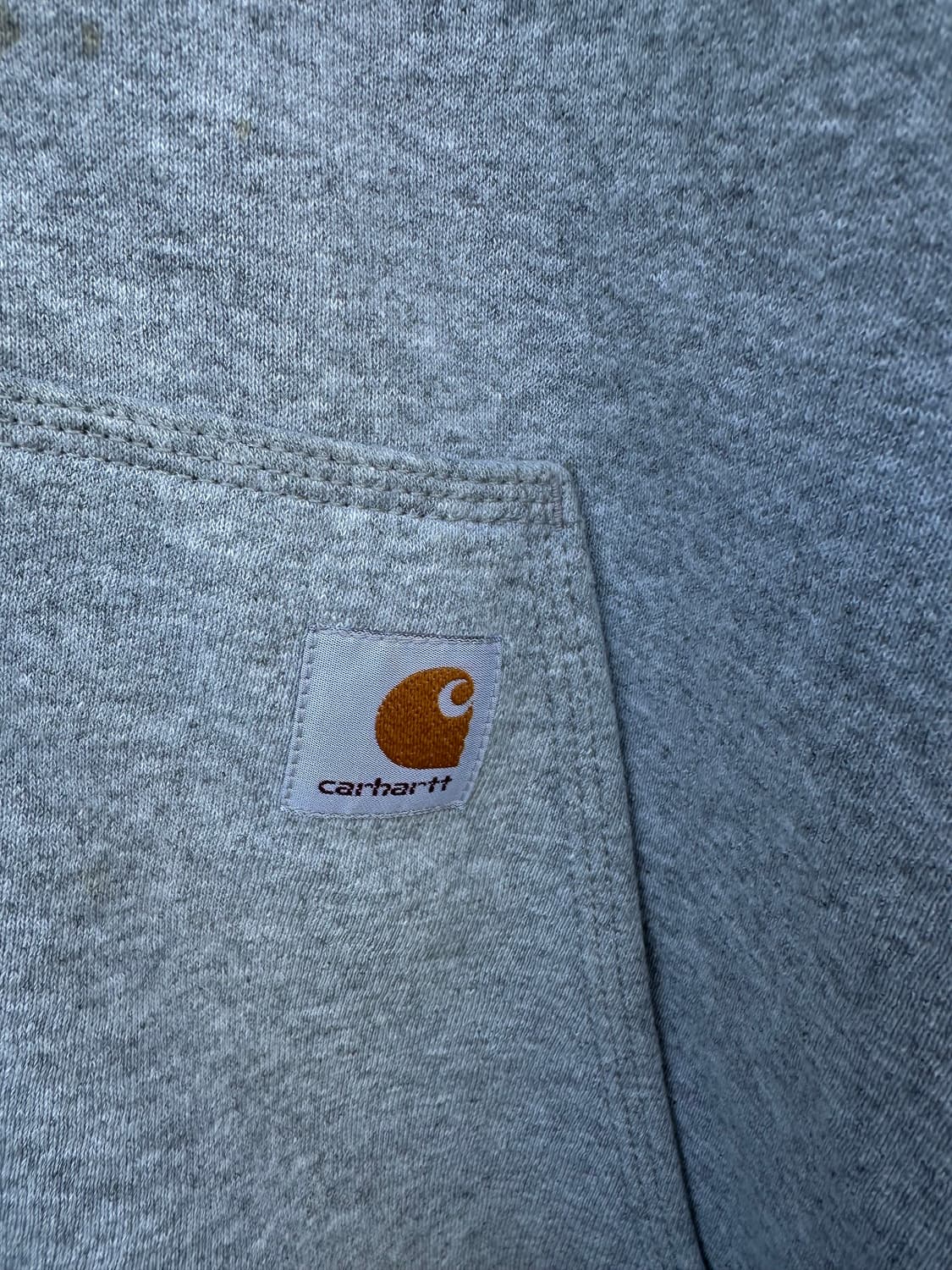  [Carhartt] 루즈핏 그레이 후드 집업 상품이미지5