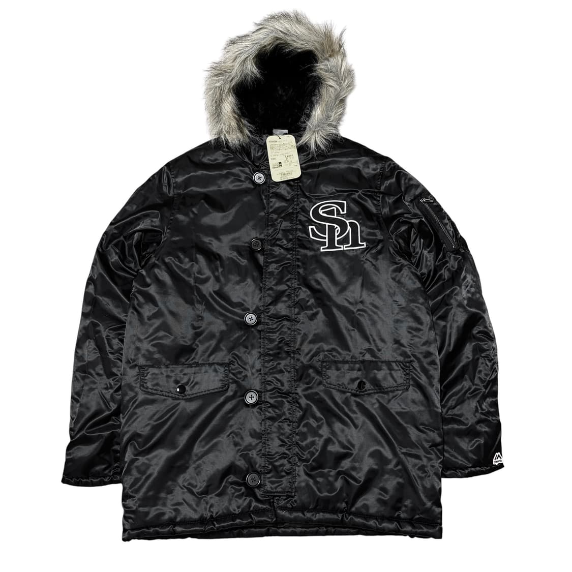 일본판 새상품)마제스틱 소프트뱅크 호크스N3B 파카 상품이미지1