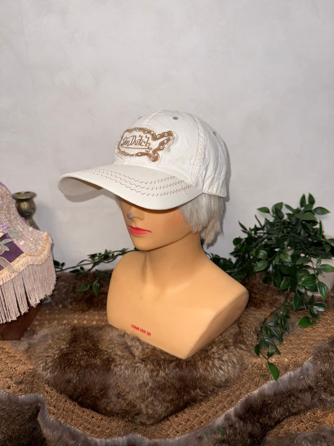 Von Dutch white logo ball cap 상품이미지1