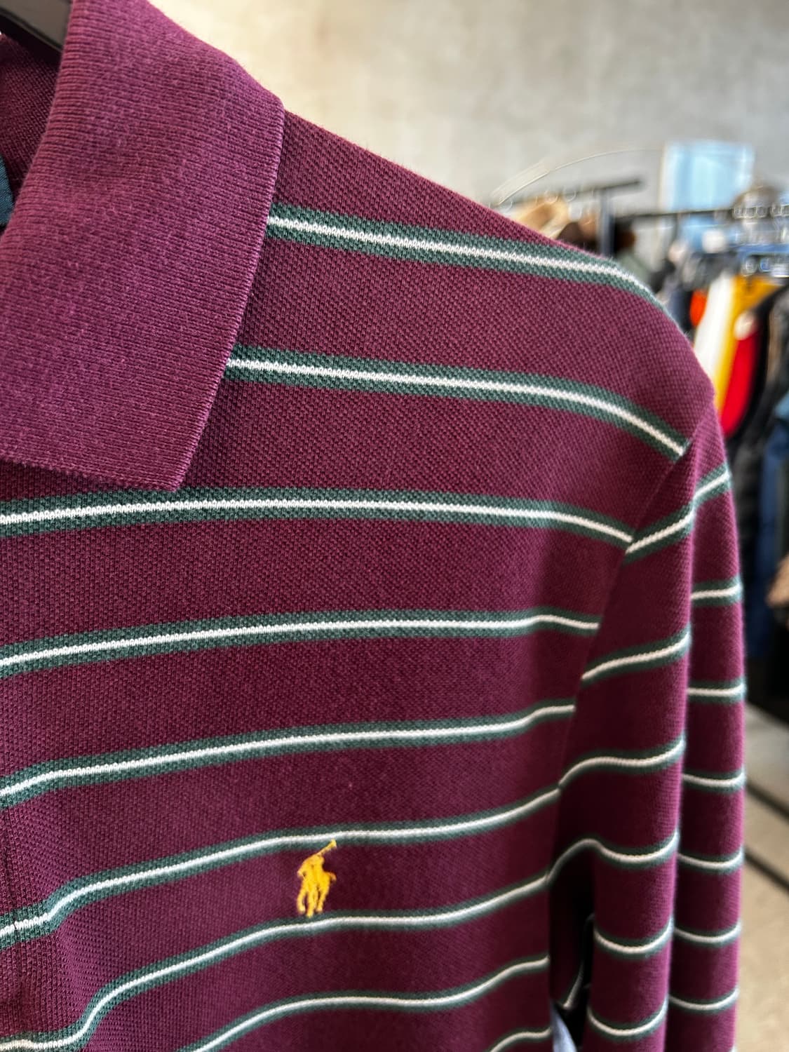 폴로 느좋 줄무늬 카라티셔츠 상품이미지2