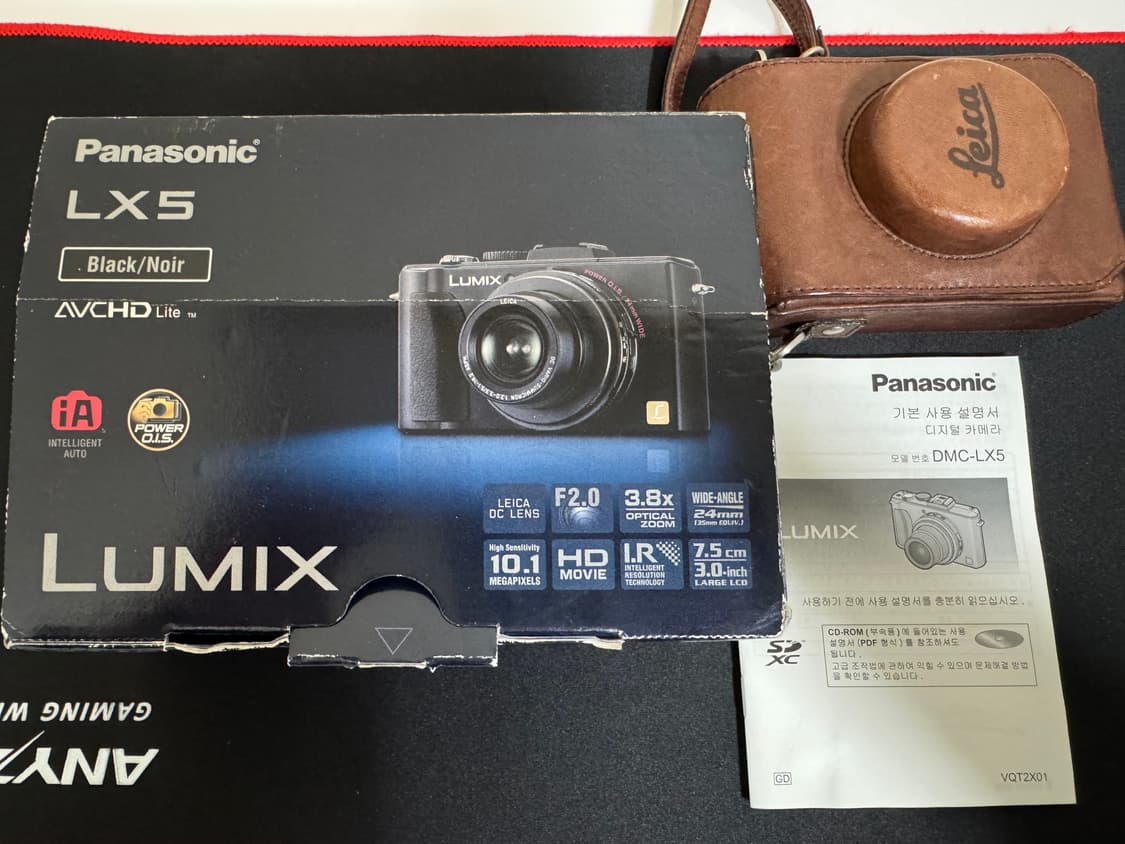 [풀박스, 새상품급] 파나소닉 루믹스 DMC-LX5 블랙디카 상품이미지2