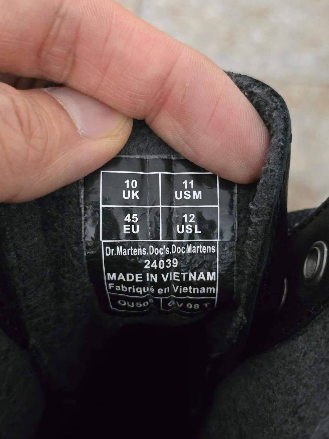 (290)닥터마틴 1460 윈터그립 블랙 부츠 상품이미지10