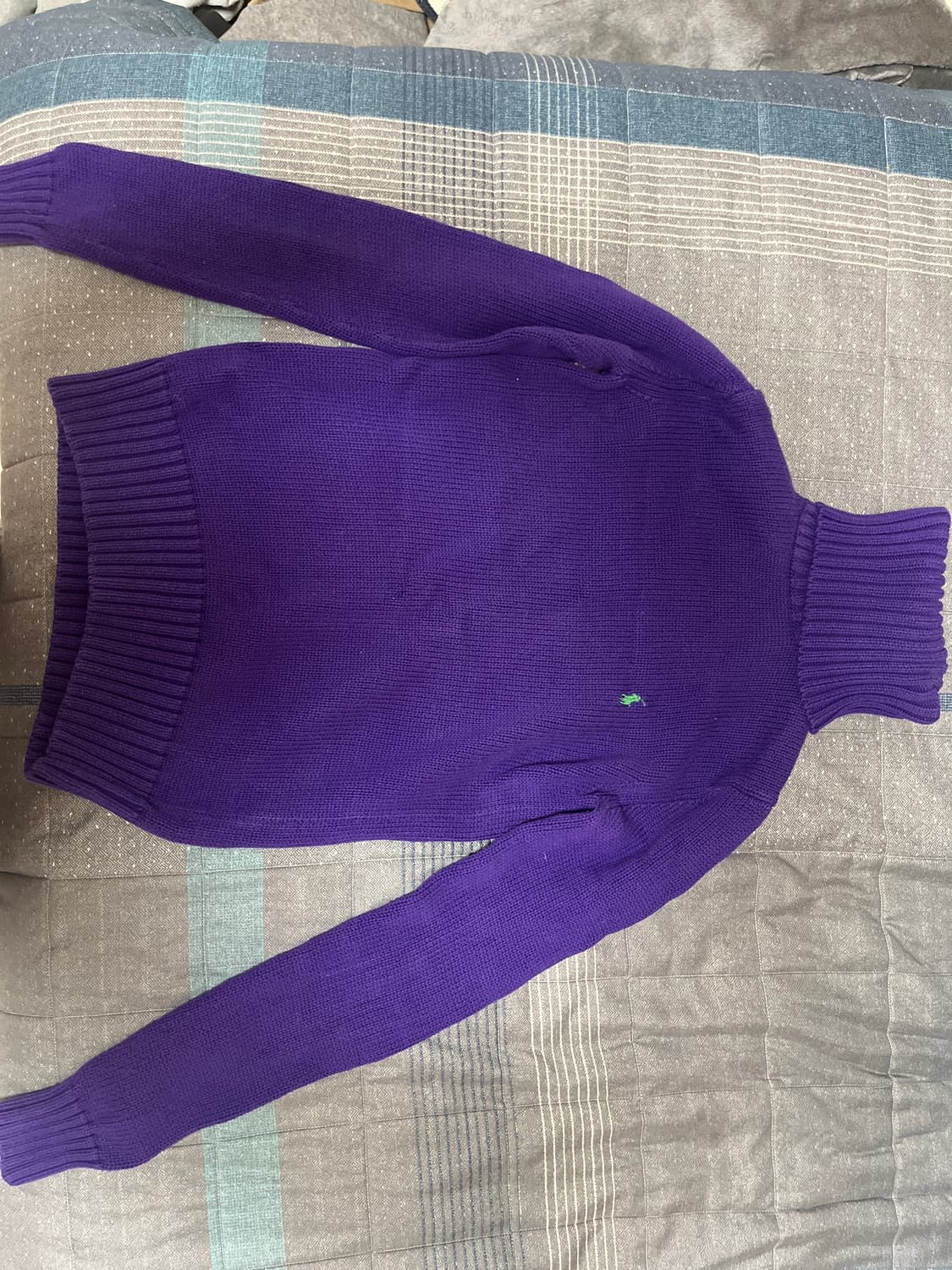 폴로 랄프로렌 터틀넥 퍼플 니트 s 상품이미지1