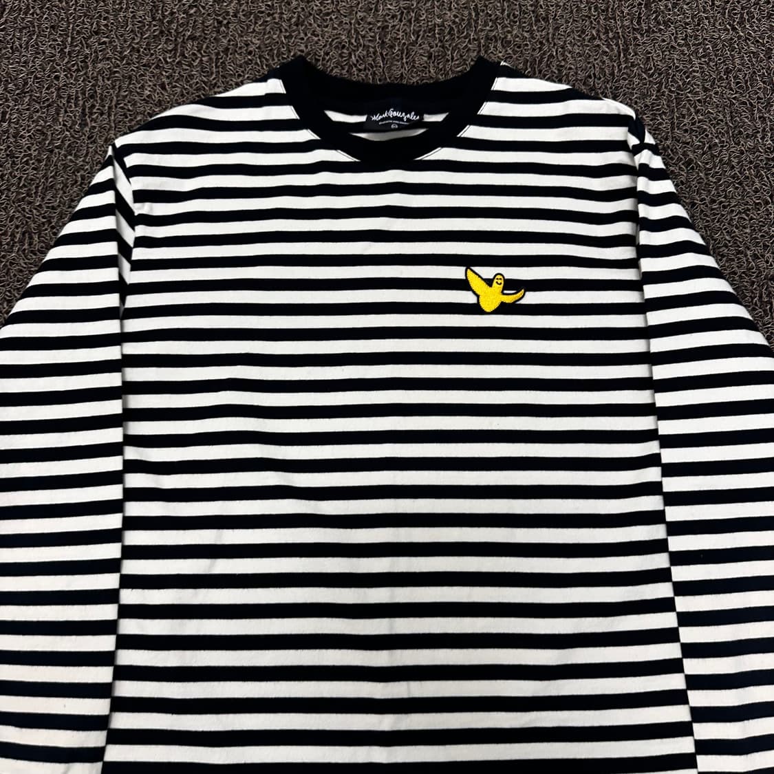 마크곤잘레스 여성 스트라이프 긴팔티셔츠 블랙 XS 상품이미지2