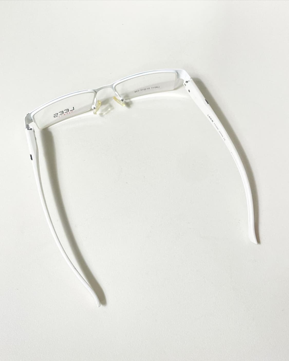 90s 일본제 Lees 반무테 빈티지 안경 상품이미지5