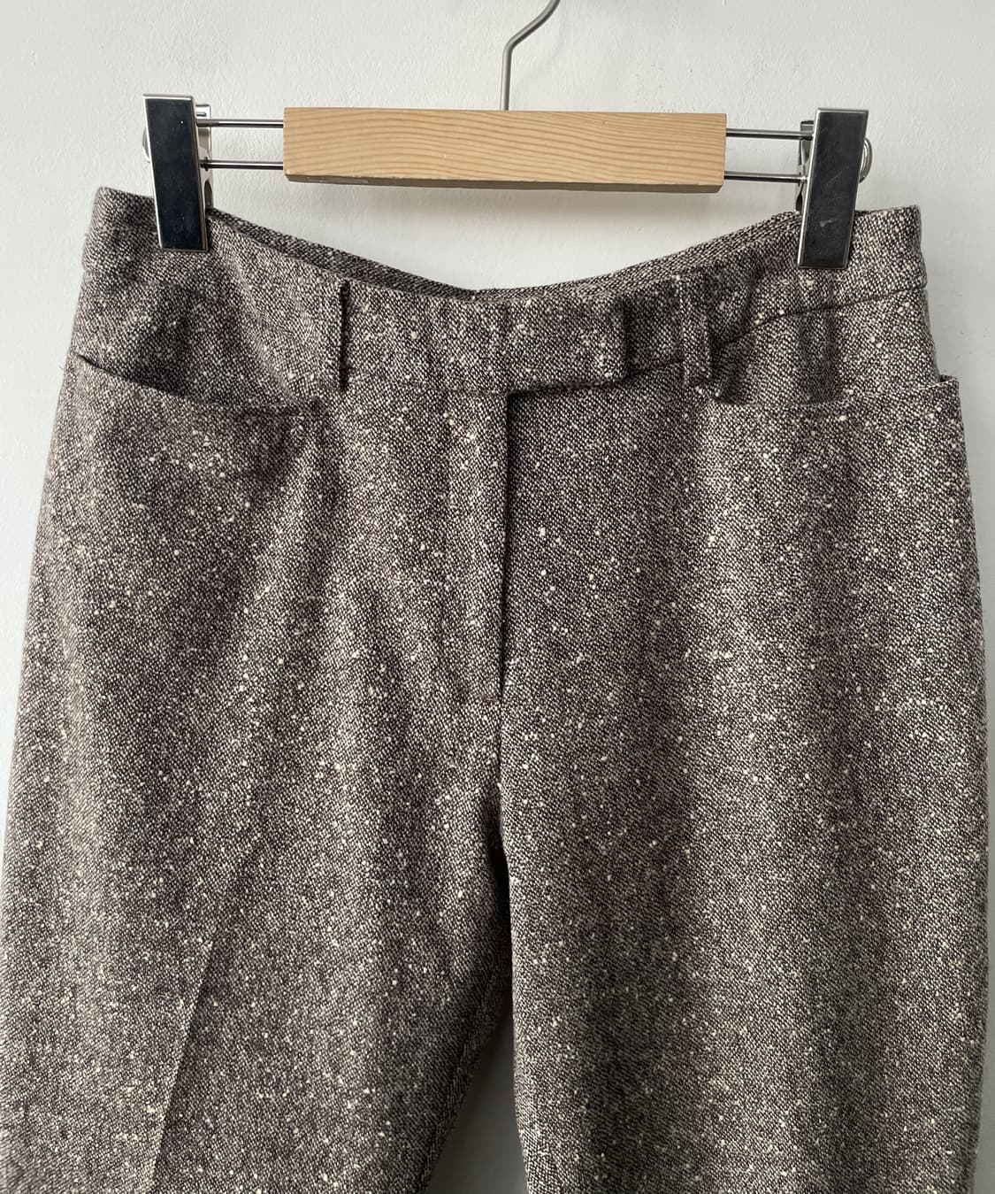 vintage low rise semi boot cut slacks 상품이미지2