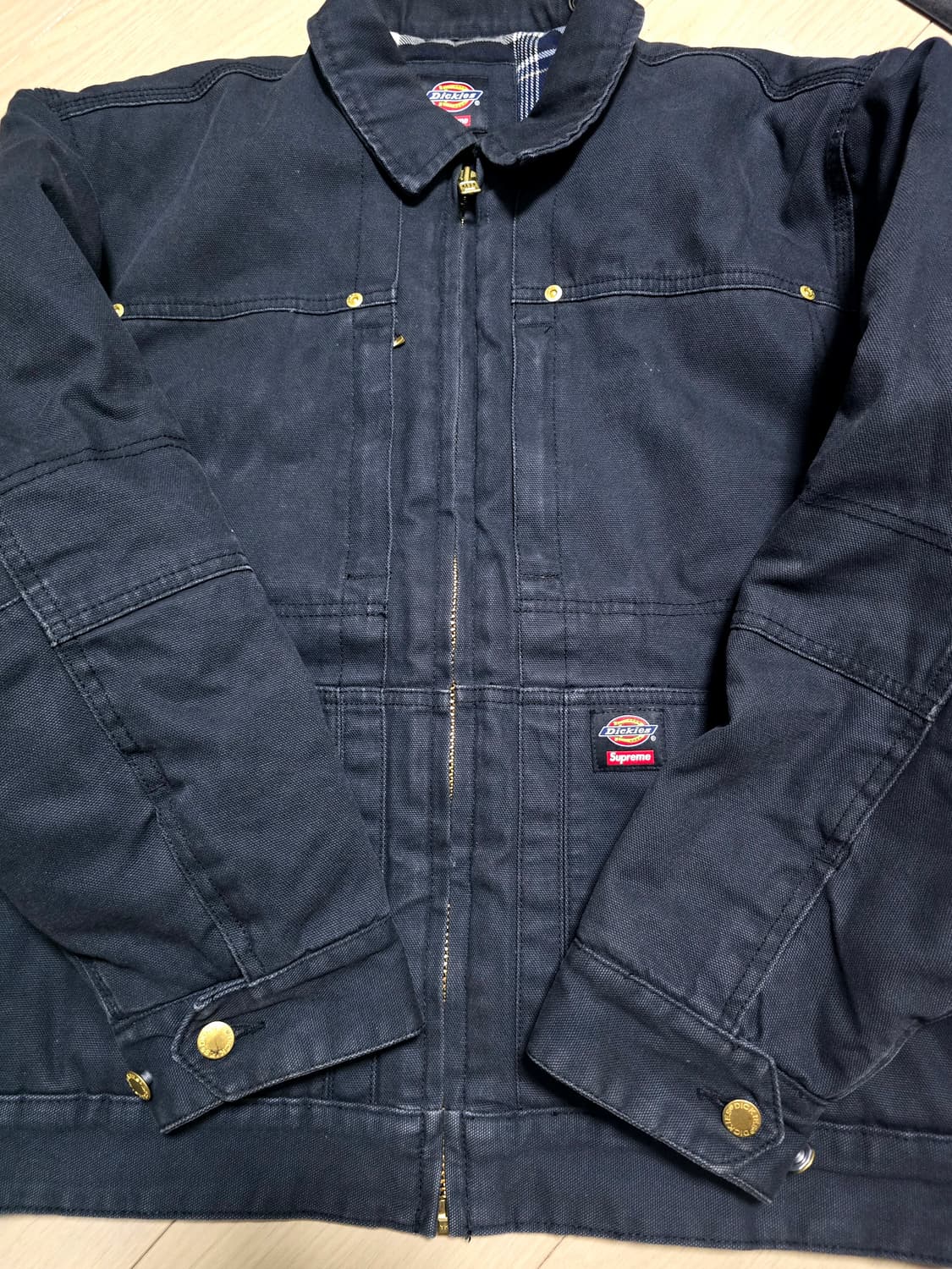 Dickies Supreme 디키즈 슈프림 후드 워크자켓 블랙 M
  상품이미지4