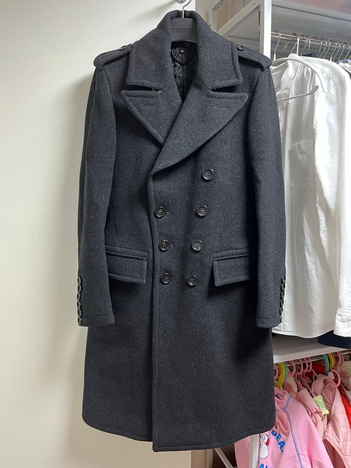 버버리 프로섬 더블 코트 46 사이즈 상품이미지1