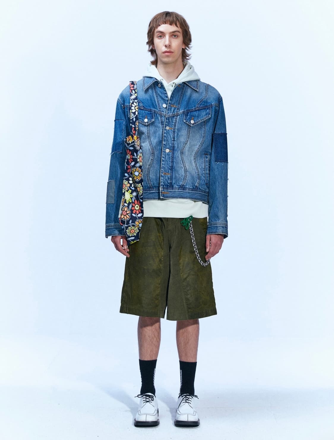 앤더슨벨 23 S/S 패치워크 청자켓 상품이미지4