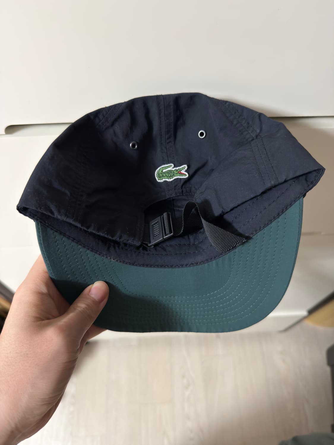 라코스테 빔즈 요트클럽 블랙 6패널 볼캡 상품이미지3
