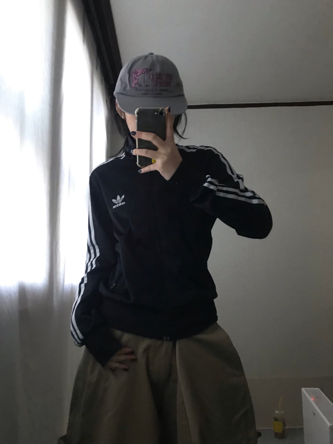 아디다스 블랙 실버 딱붙핏 져지 상품이미지3