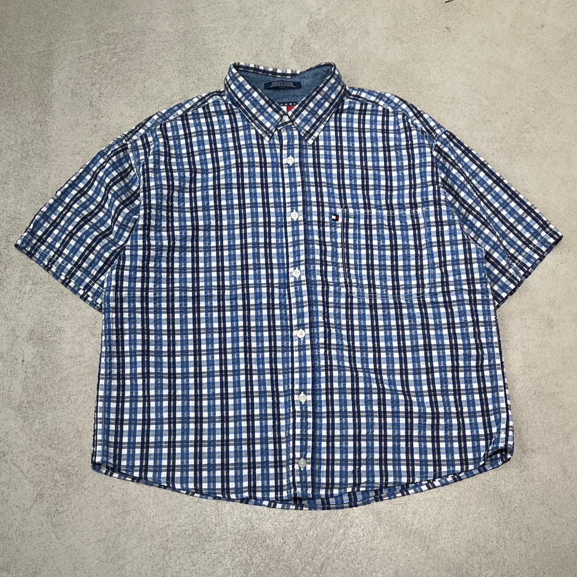 타미진스 시어서커 하프셔츠 s10631 상품이미지1