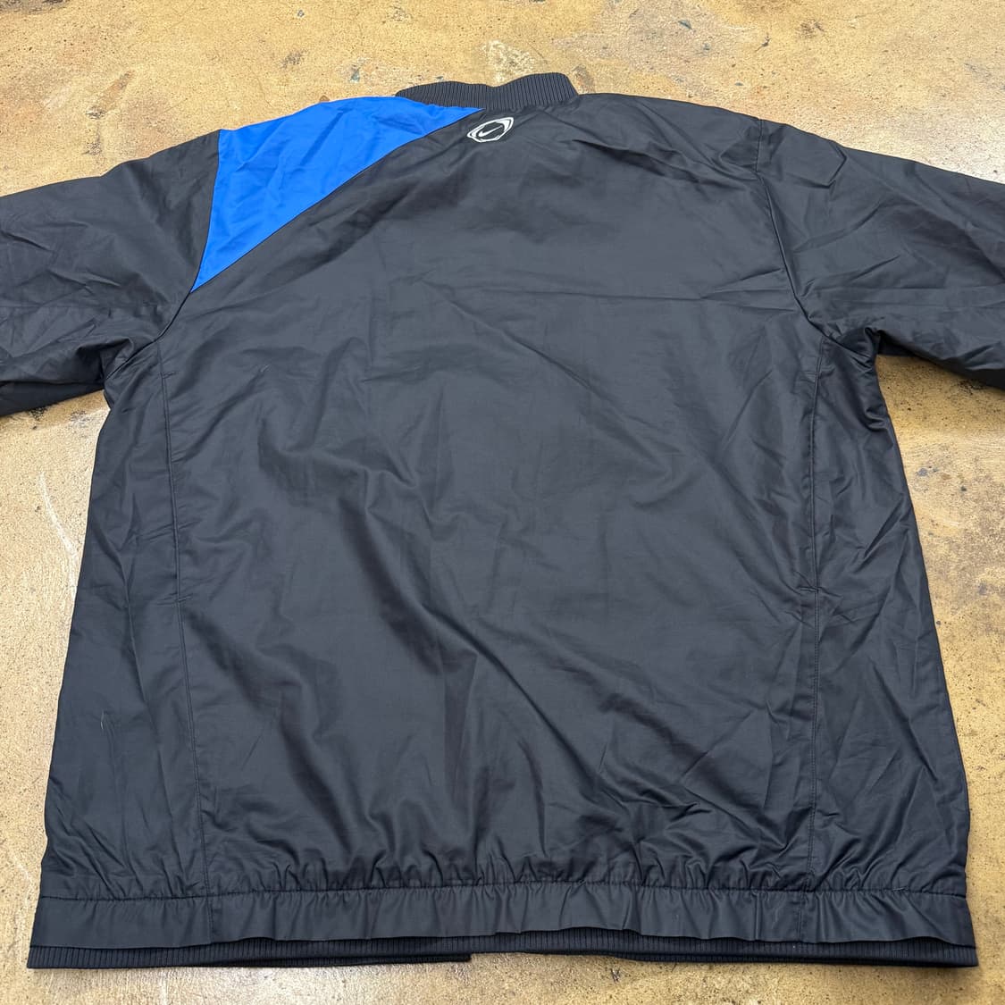[정품/115] 나이키 블랙 블루 바람막이 자켓 b18 상품이미지4