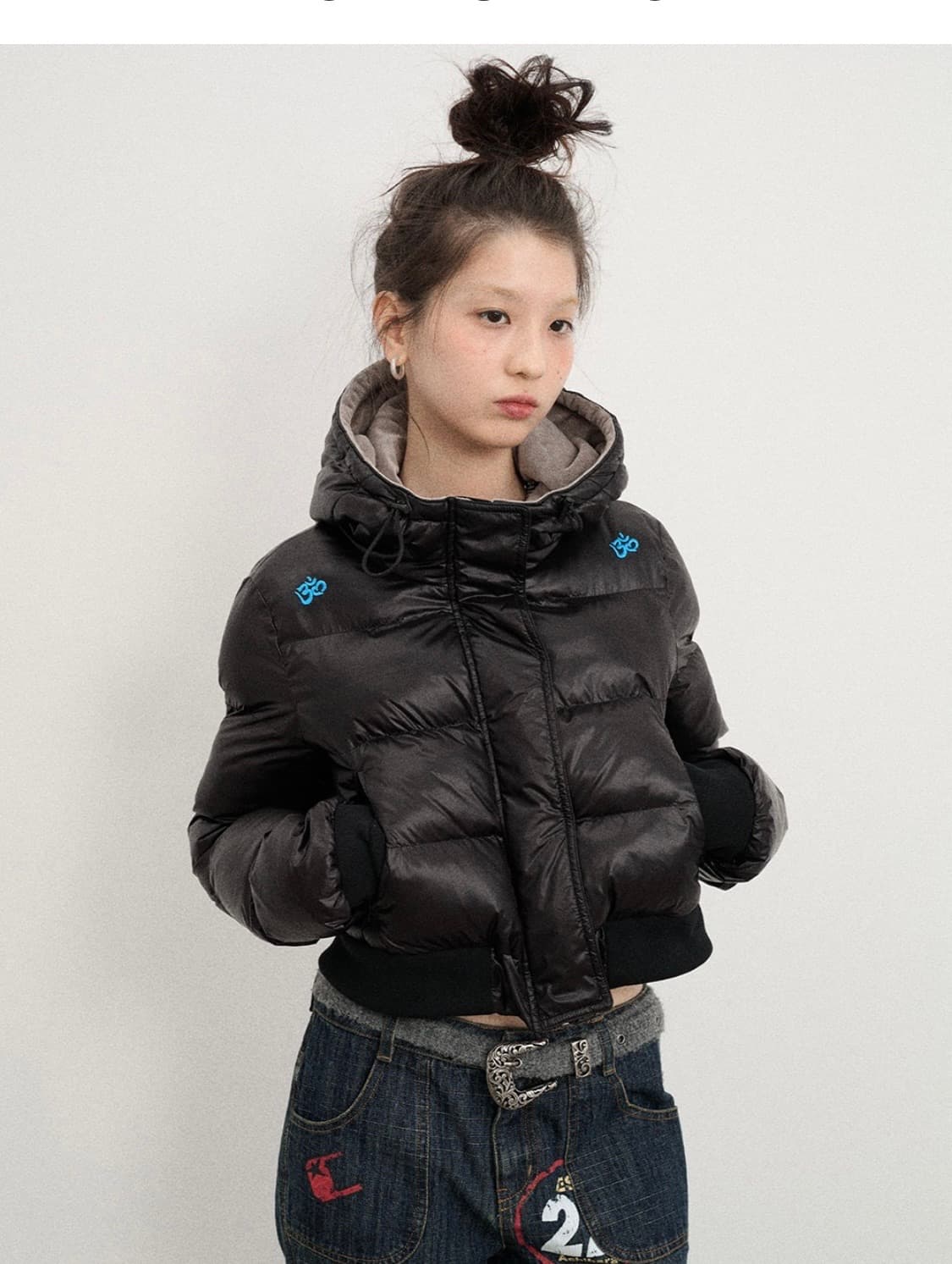 OM Short Cotton Padded Jacket 상품이미지1