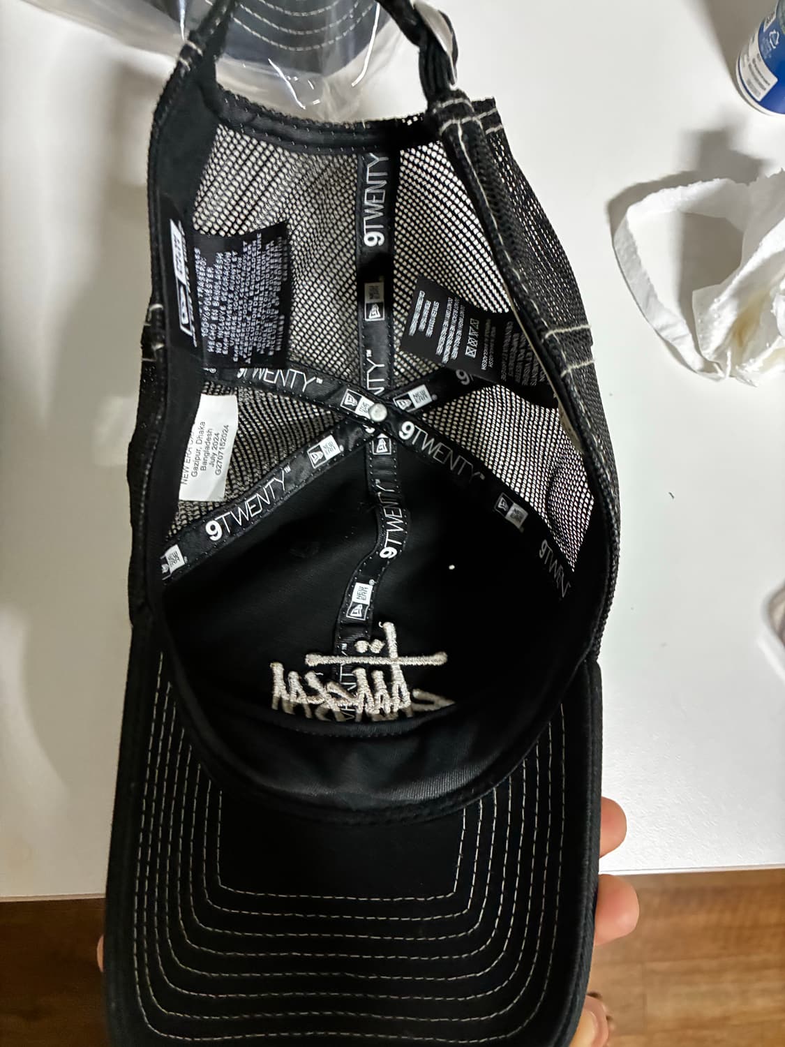 스투시 뉴에라 베이직트러커 블랙 상품이미지3