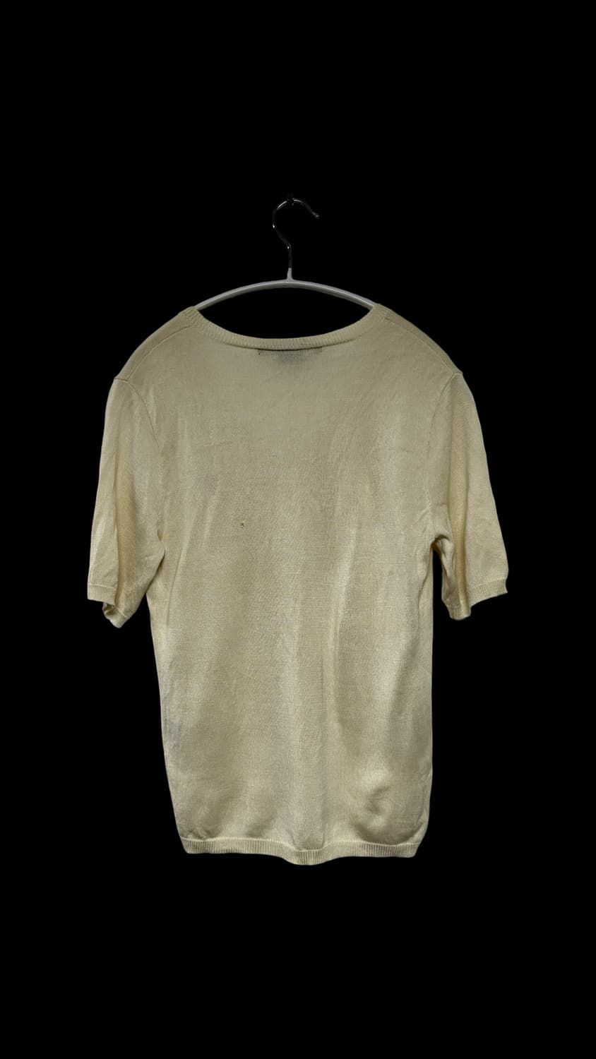 폴로 브이넥 반팔 니트 상품이미지2