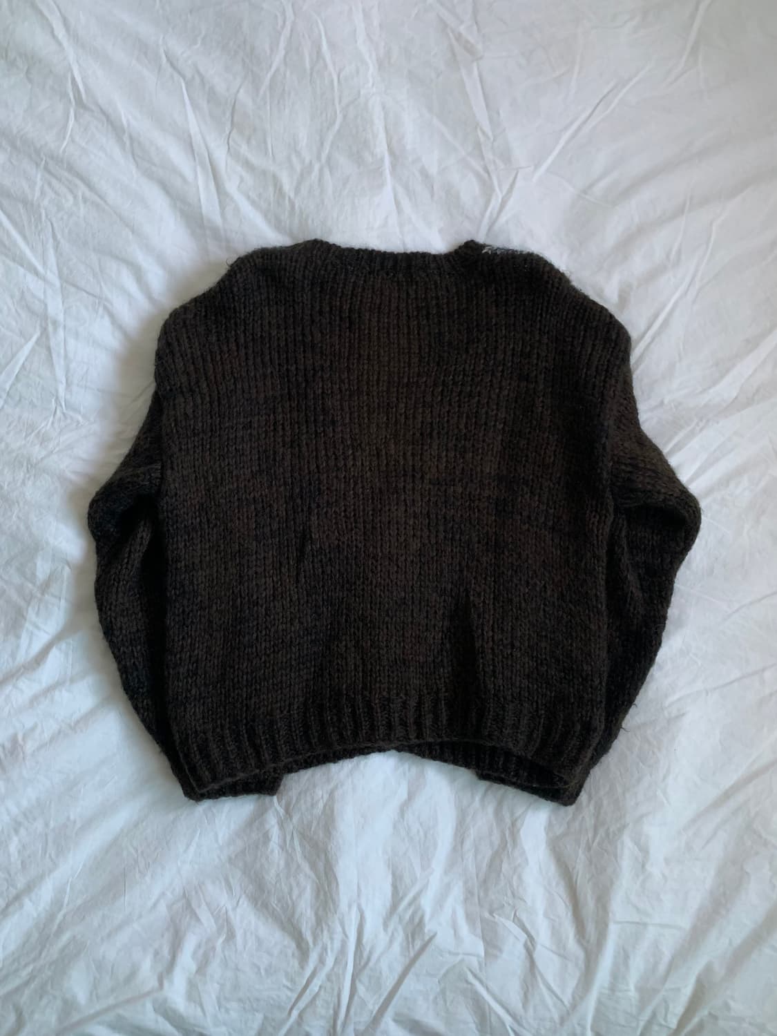 브라운 벌키 가디건 상품이미지4