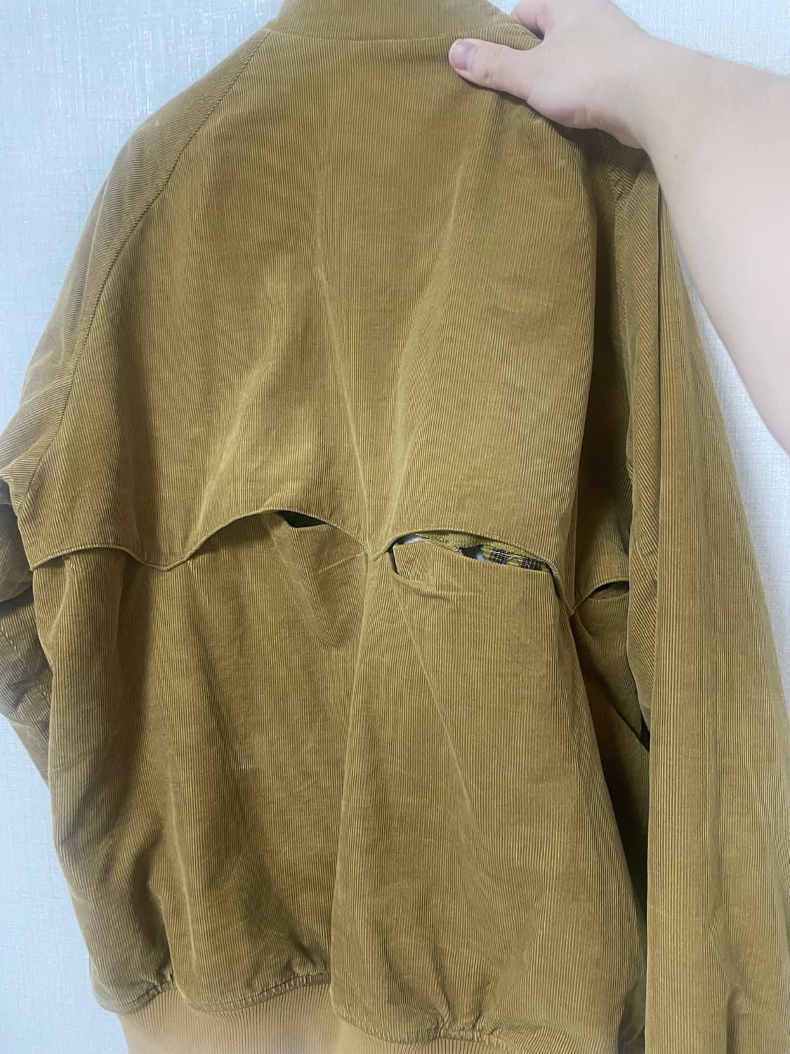 바라쿠타 G9 일본용 코듀로이 헤링턴 스윙자켓 M(L 100사이즈)머스타 상품이미지3