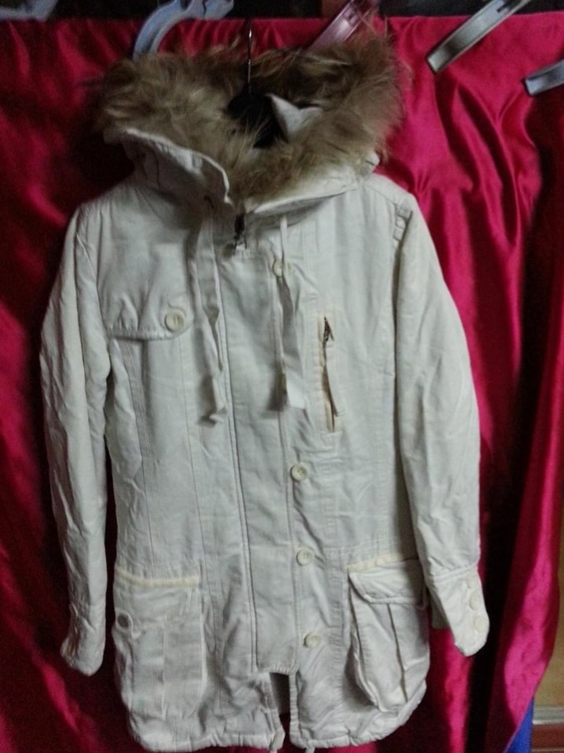 스멕스 토끼털 내피 야상 점퍼 자켓 90 상품이미지1