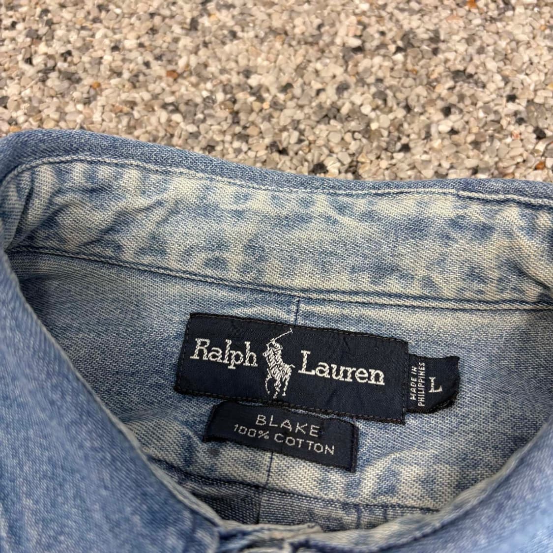 90s 폴로랄프로렌 데님셔츠 상품이미지6