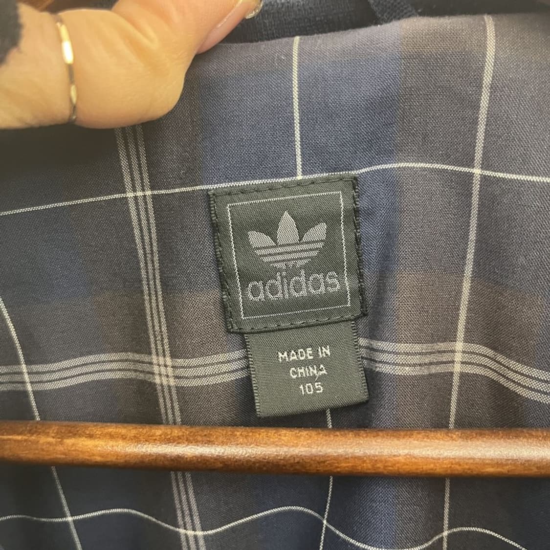 아디다스 흑탭 올드스쿨 레트로 프레피 블루종 자켓 105 C09788 상품이미지5