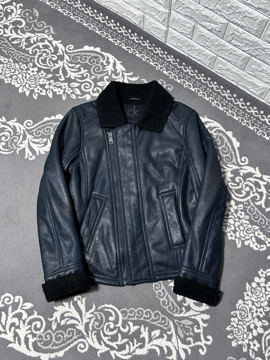 캘빈 클라인 진스 시어링 무스탕 자켓 상품이미지4