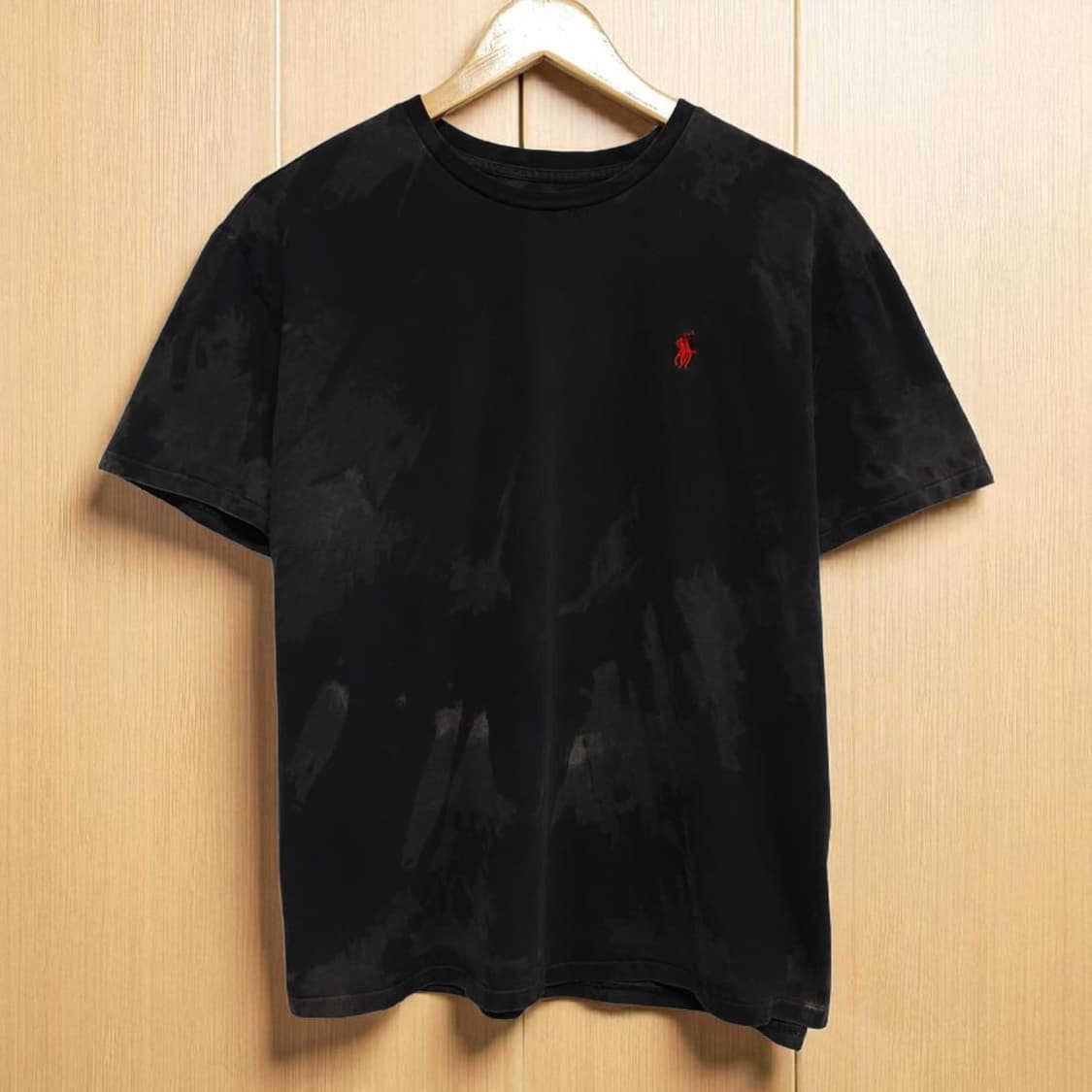 105)POLO 폴로 타이다이 반팔티 카키그레이블랙 상품이미지1