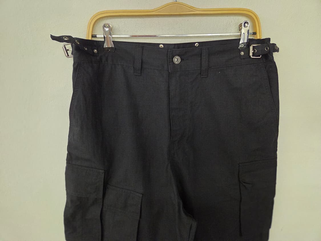 MAISON MINED 블랙 카고 팬츠 48 상품이미지3