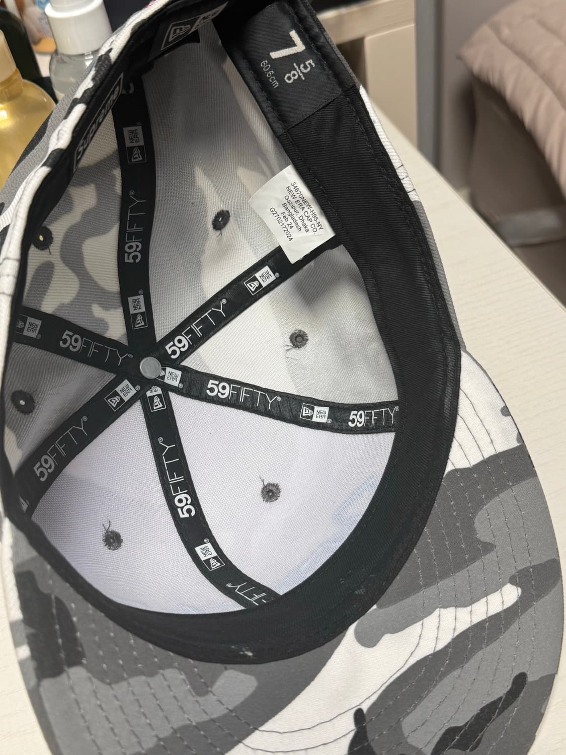 슈프림 뉴에라 스노우 카모 볼캡 758 상품이미지4