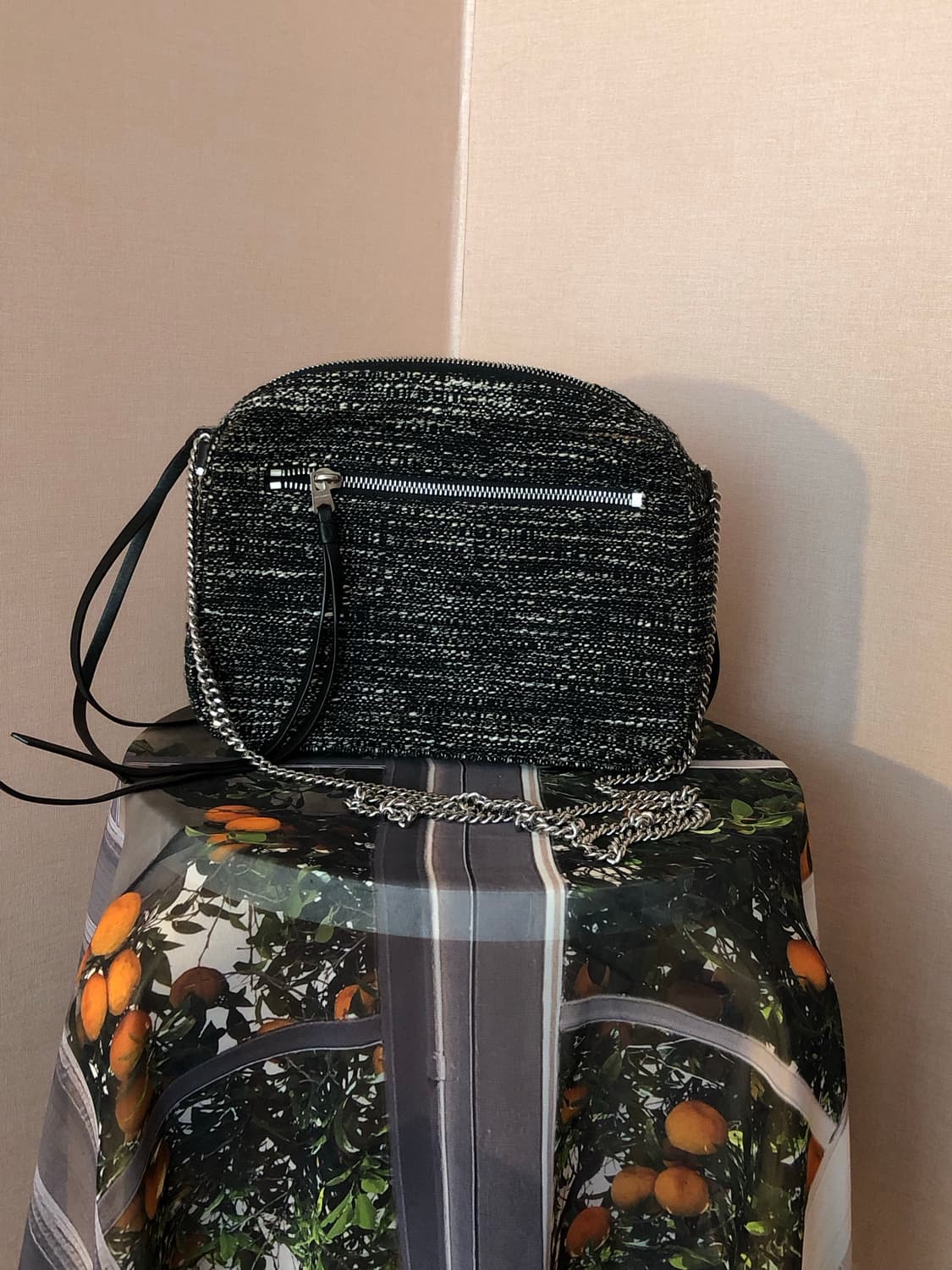 ALLSAINTS 올세인츠 트위드 체인 크로스백 상품이미지1