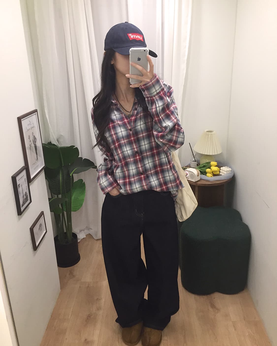 공용 GAP 체크셔츠 95~100 상품이미지2