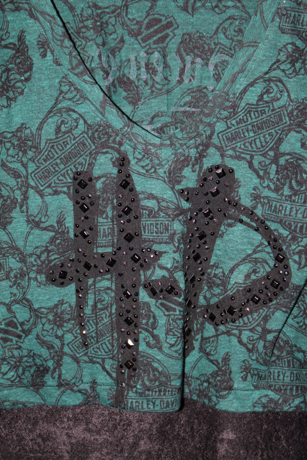 할리데이비슨 리메이크 크롭 반팔 상품이미지3