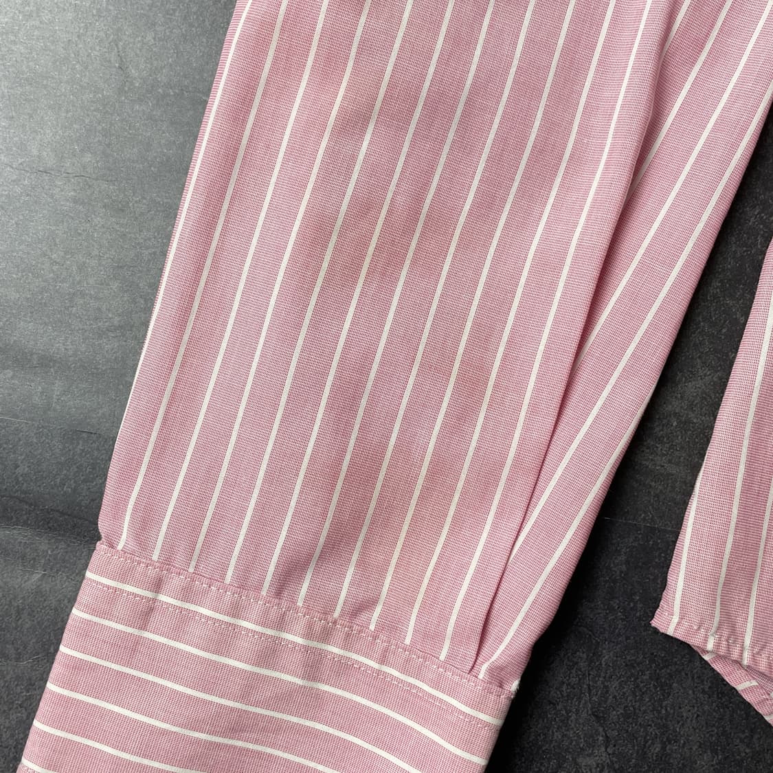 RALPH LAUREN 랄프로렌 그린라벨 빈티지 핑크 스트라이프 셔츠 상품이미지7