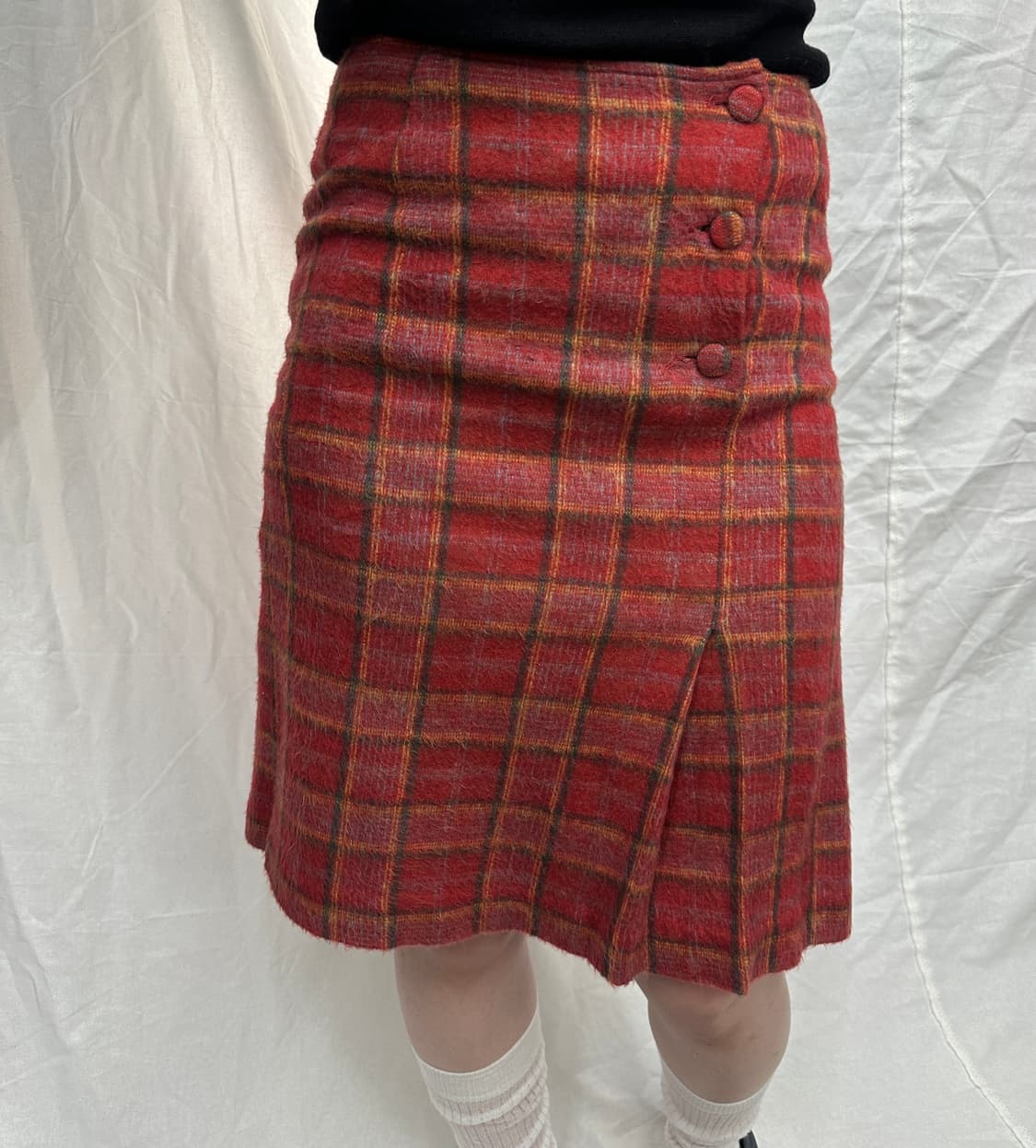 체크 스커트 상품이미지1