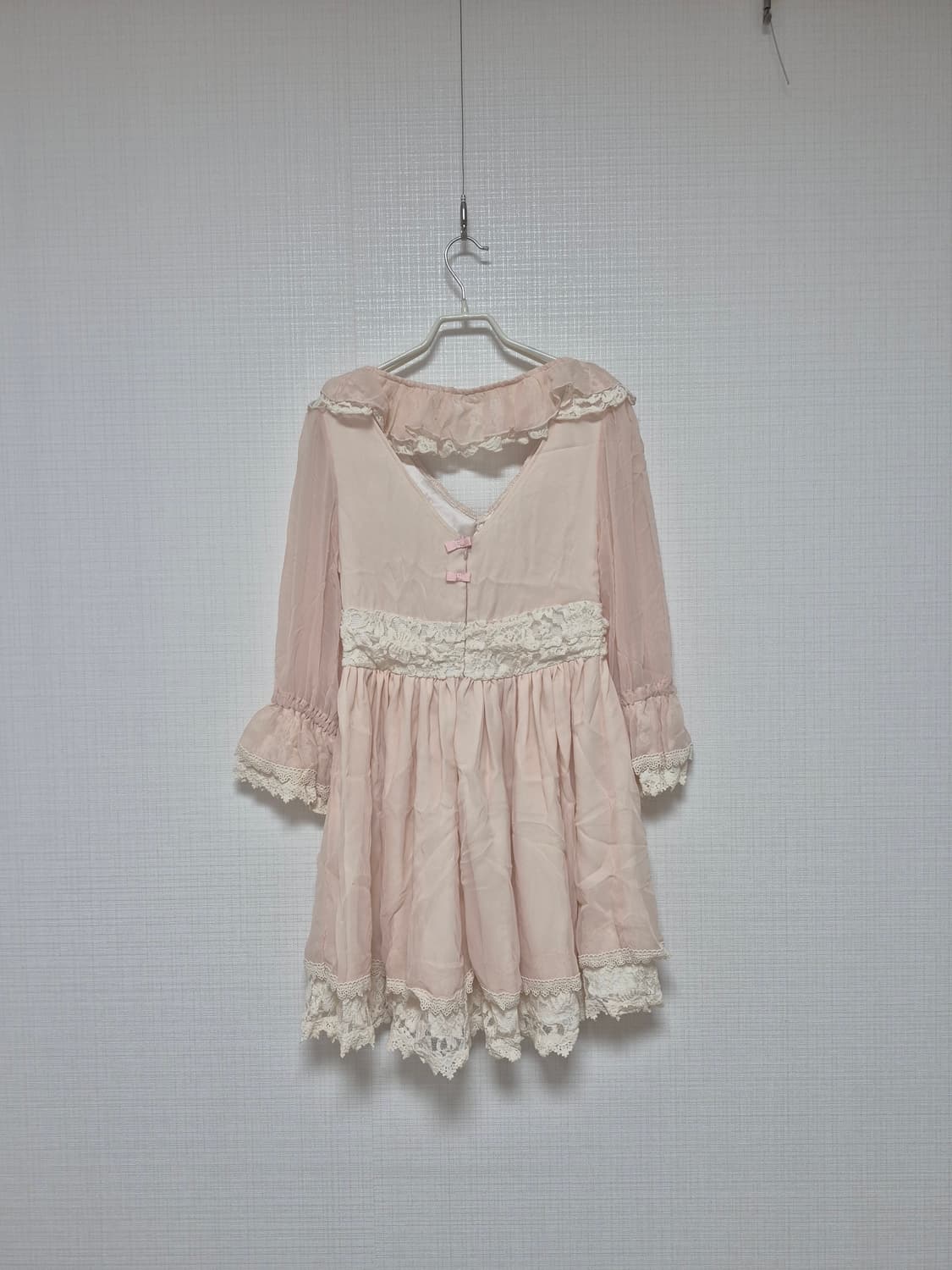 리즈리사 샘플 히메갸루 딸기우유 레이스후릴원피스 상품이미지3