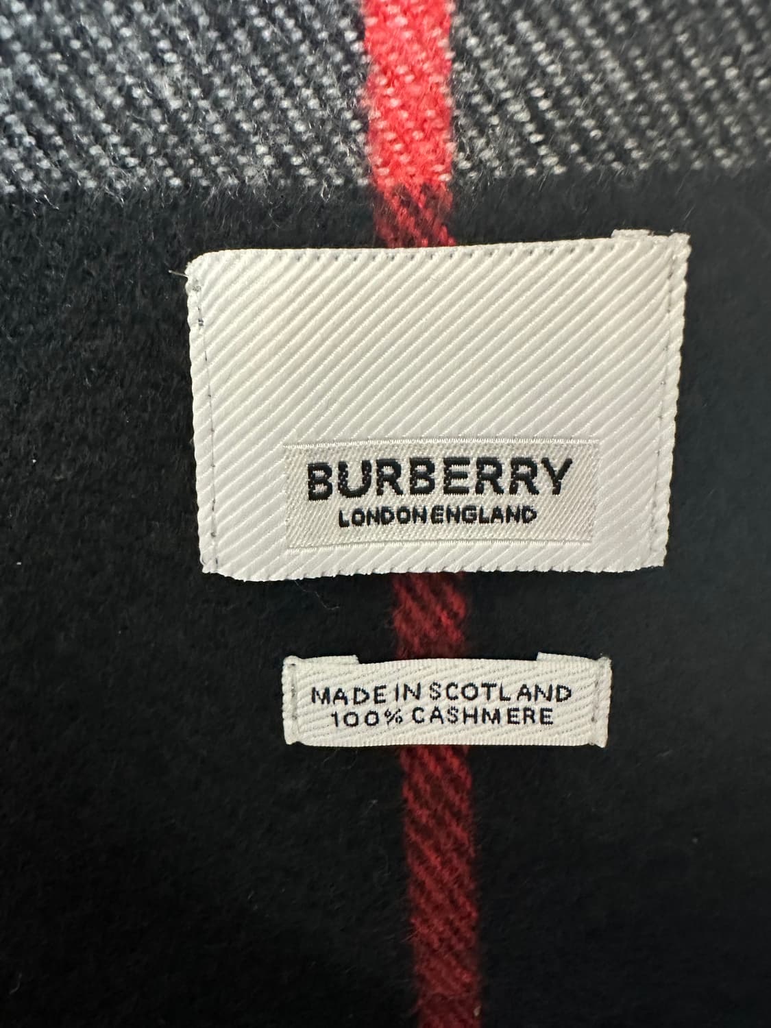 버버리 100% 캐시미어 머플러 남여공용 상품이미지5
