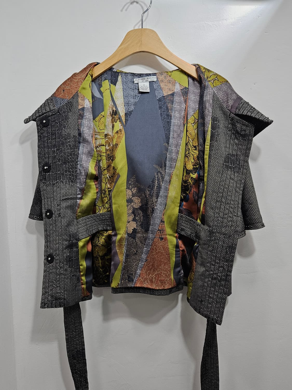 알베르토 마칼리(Alberto Makali) 디자이너 망토 자켓 상품이미지9