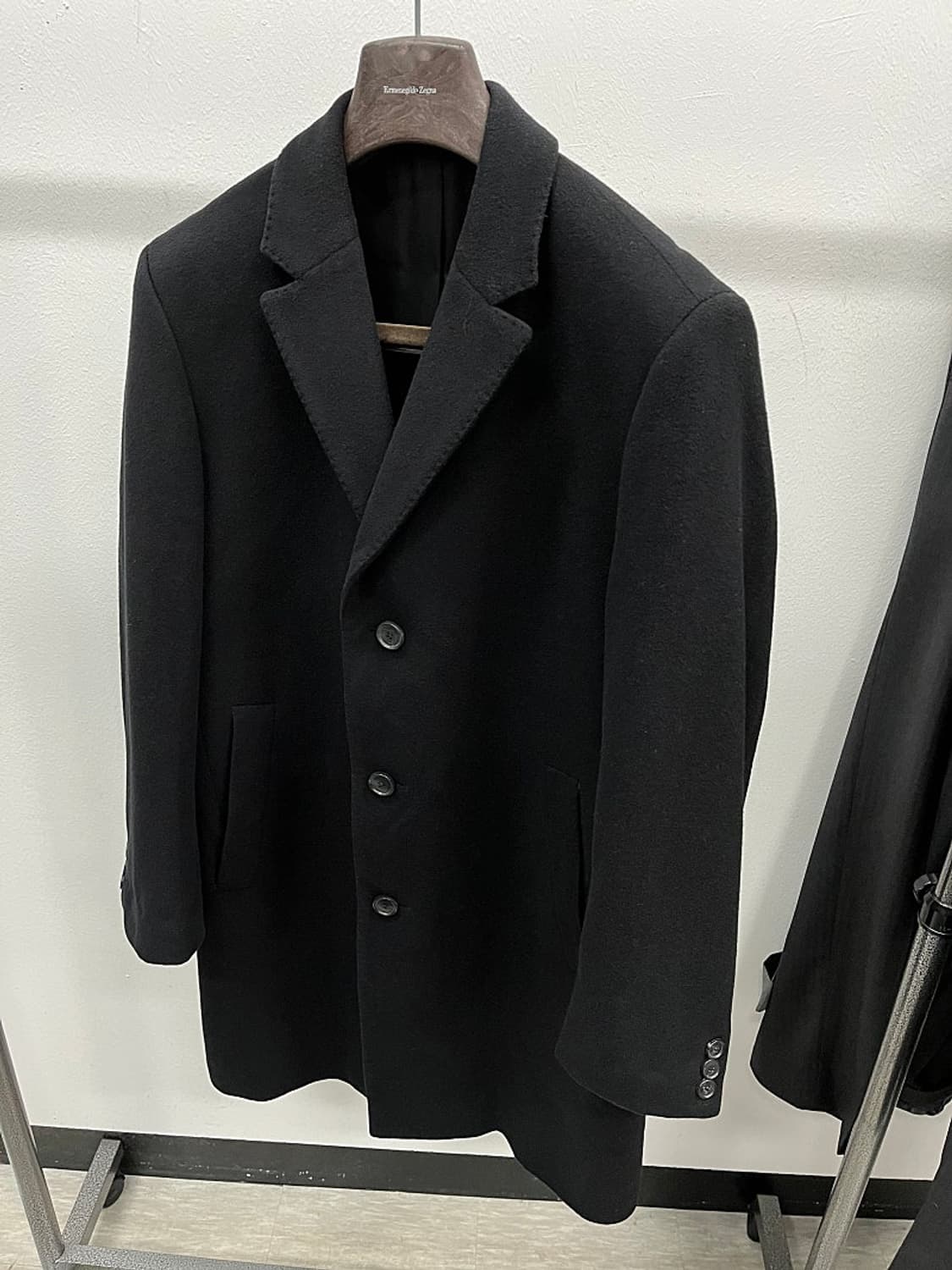 100-105) 휴고보스 울 캐시미어 코트  상품이미지1