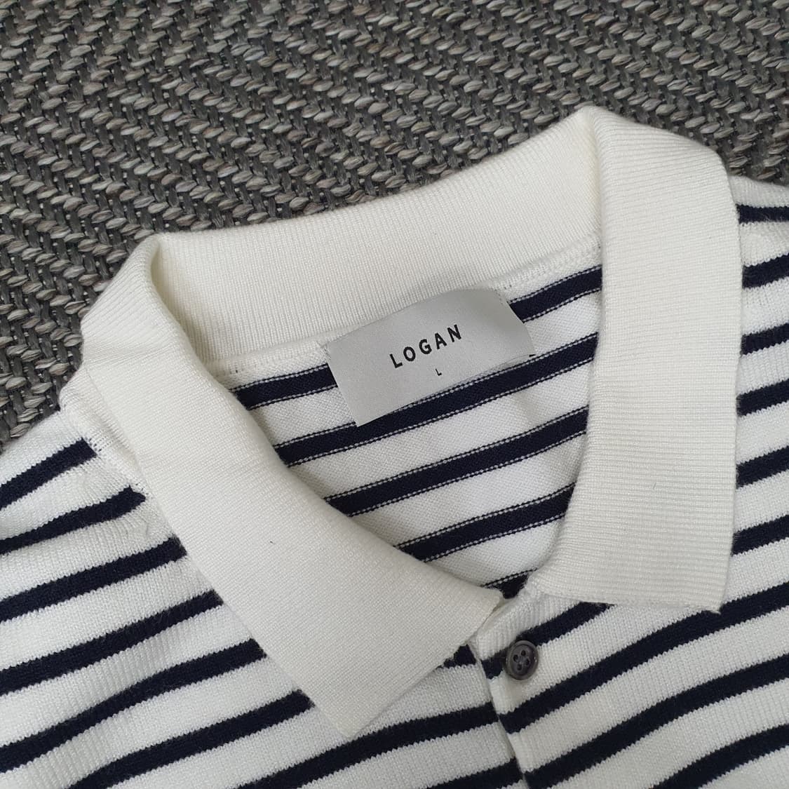 LOGAN 니트 카라티 남자105 상품이미지2