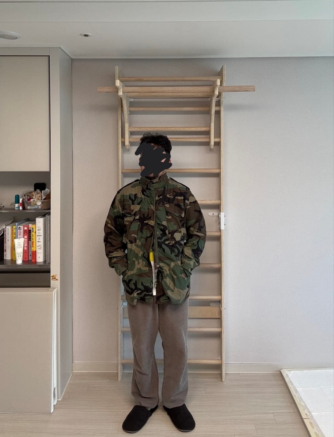 (100)M65 필드자켓 미군 우드랜드 카모 야상 스몰 레귤러 상품이미지2