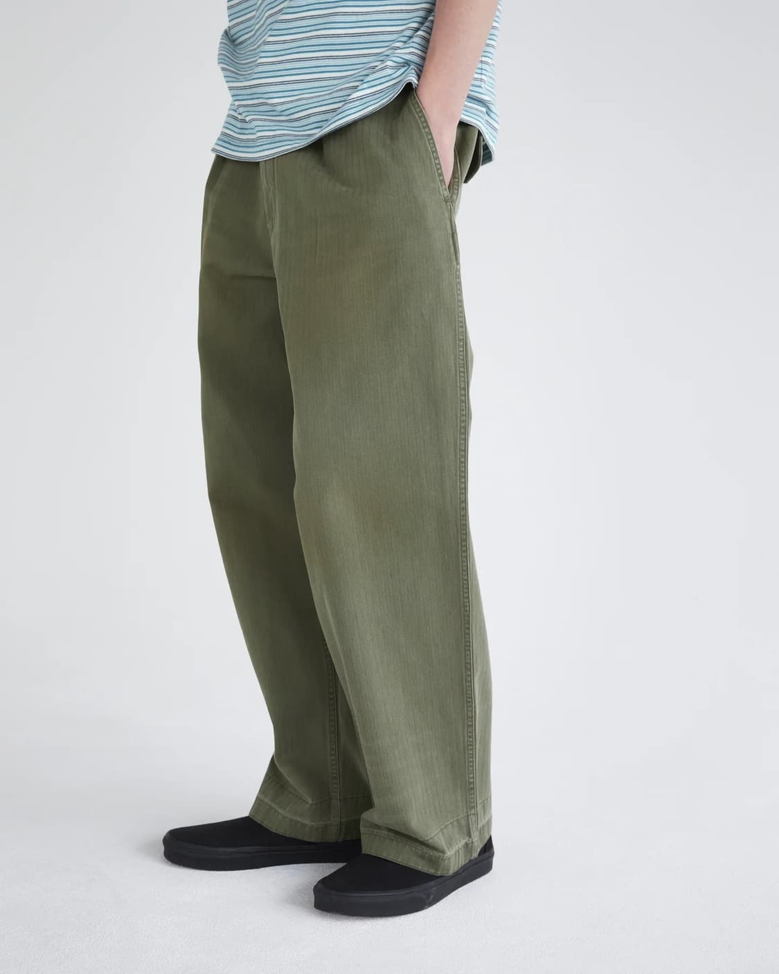 카키스 HBT Port Pant Olive (M 32인치) 상품이미지6
