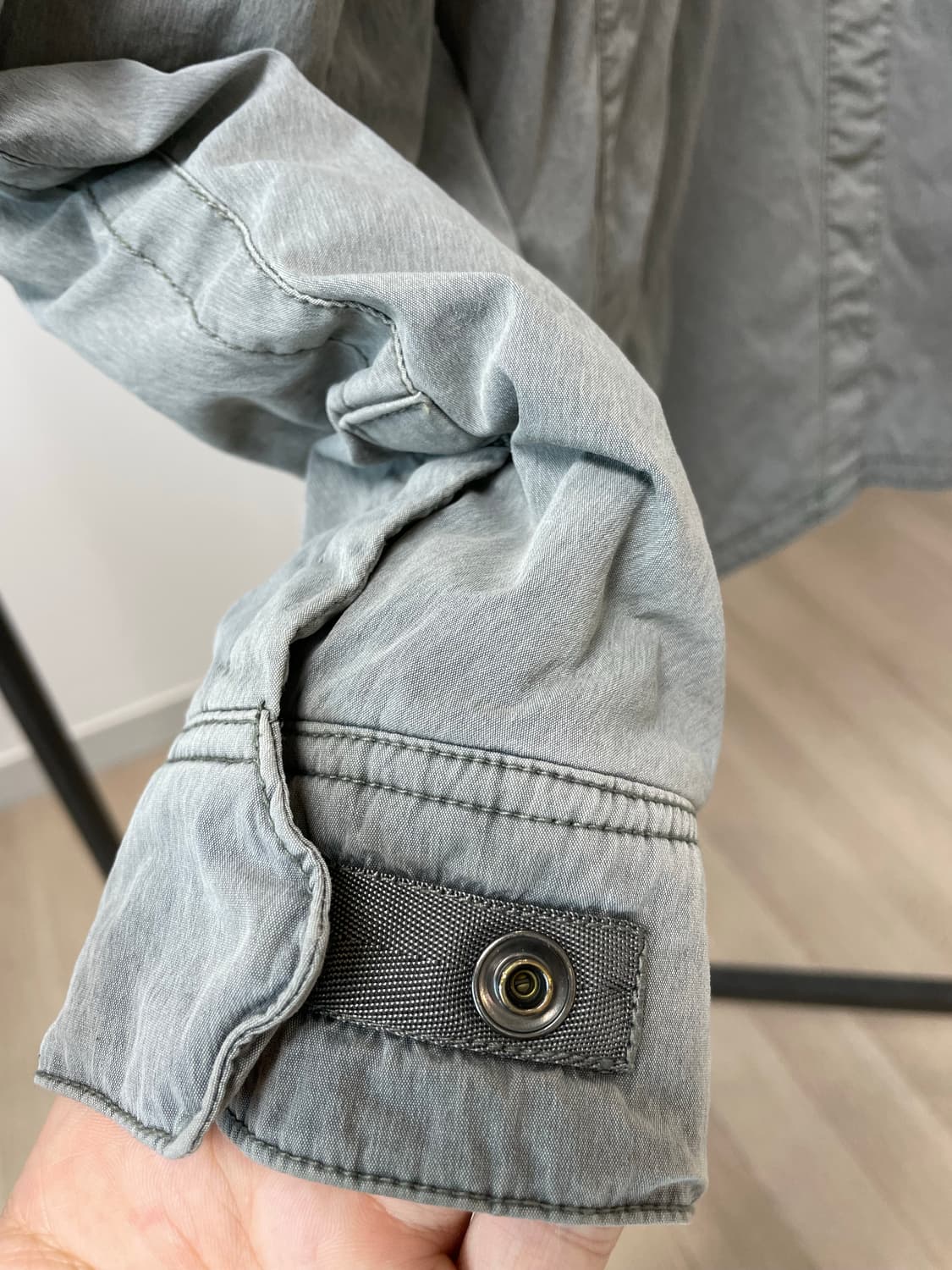 (100) 코오롱 시리즈 가먼트다잉 나일론 자켓 상품이미지4