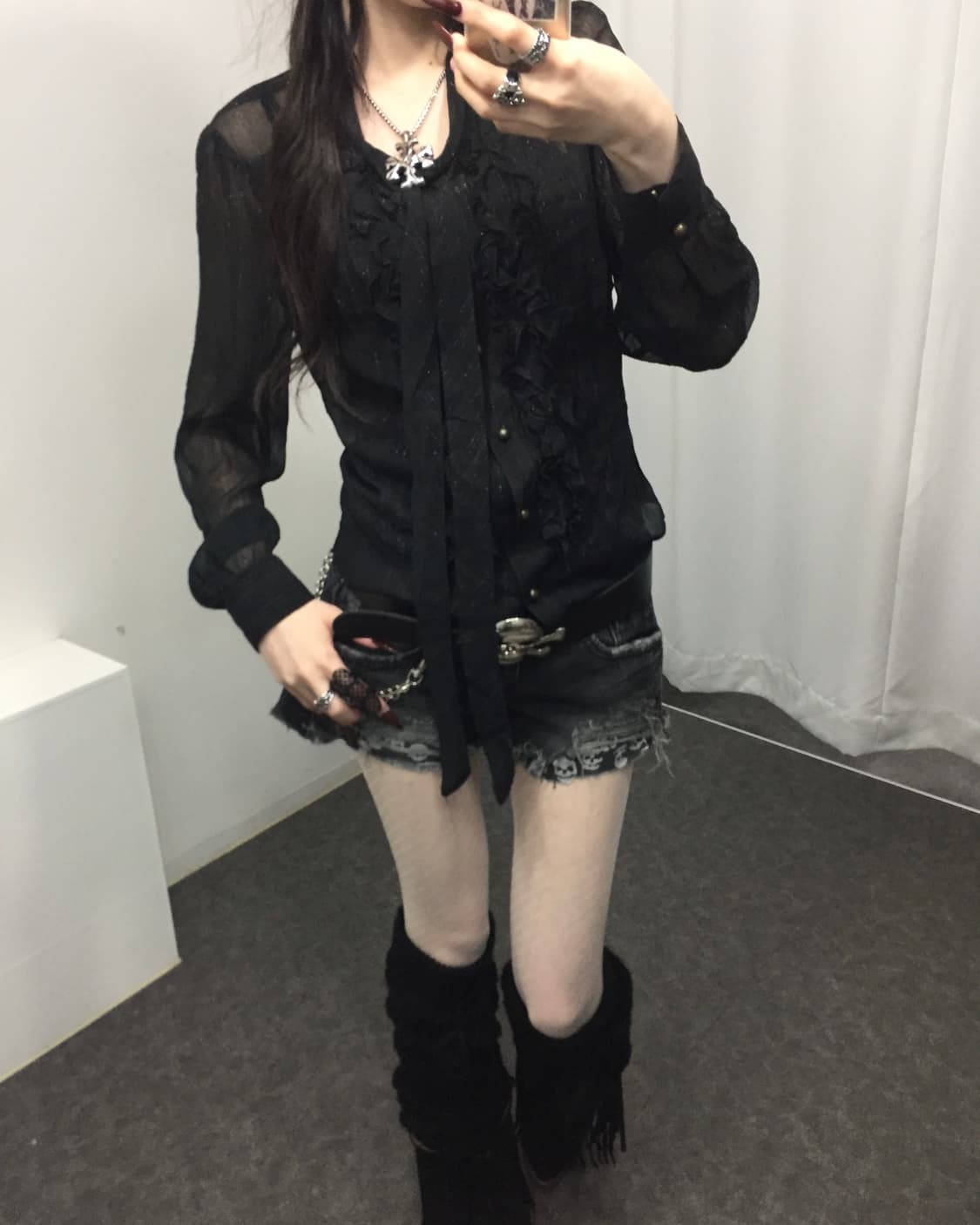 쿠로 펑크 코디 🕶️ 상품이미지6