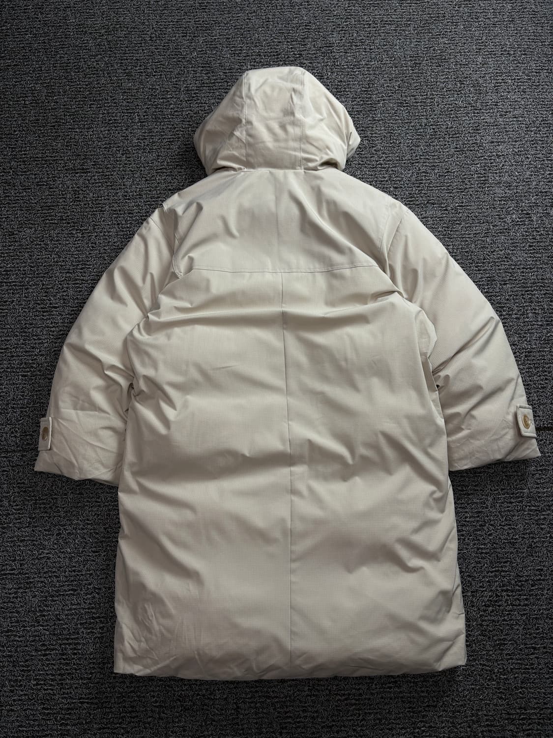 키뮤어 오버핏 투웨이 더플 롱패딩 아이보리 1772 상품이미지5