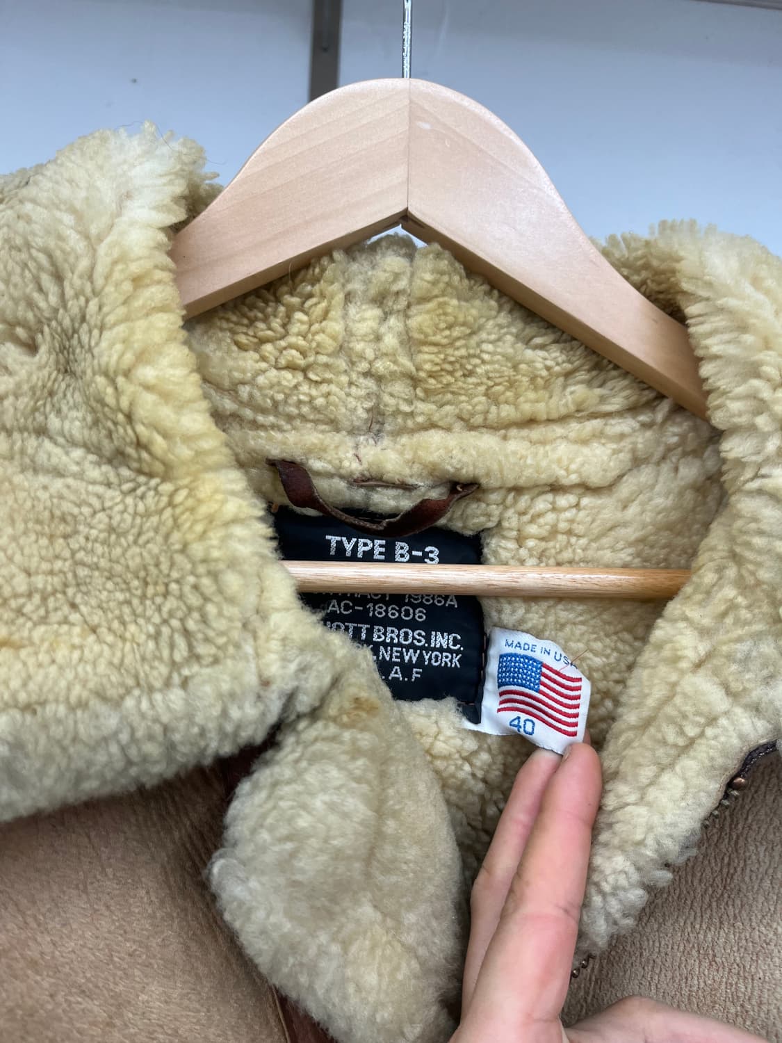 L) U.S ARMY TYPE B-3 MUSTANG 상품이미지5