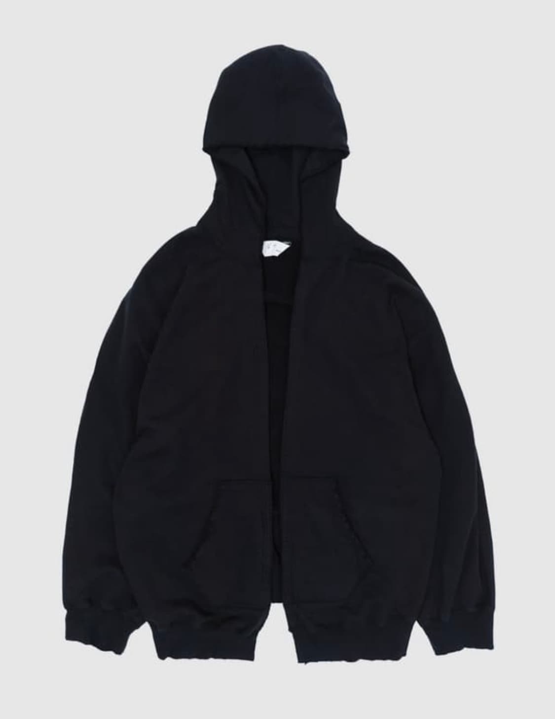 안셀름 over sweat coat hoodie black 상품이미지1